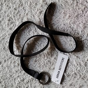 Urban Outfitters Leather Belt- Black